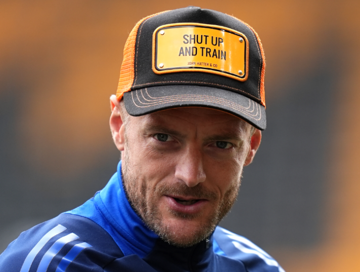 Leicester striker Jamie Vardy